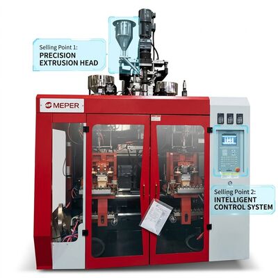 Energy-Saving 72kW PE Extrusion Blow Molding Machine MEPER 80FDE