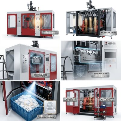 Large Toy Plastic Extrusion Blow Molding Machine 100mm MP100FD